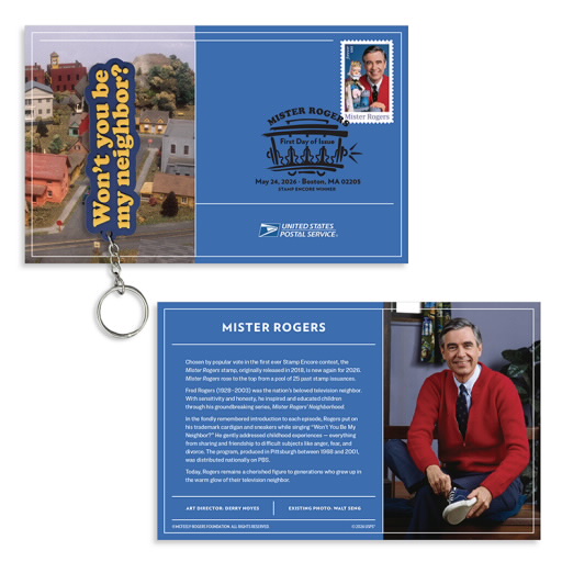 Mister Rogers Keychain