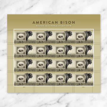 American Bison Stamps