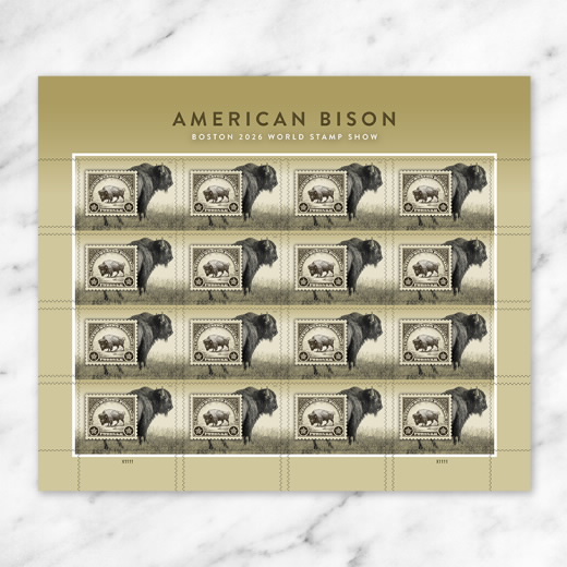 American Bison Stamps