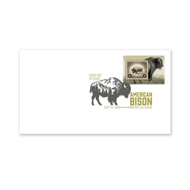 American Bison Digital Color Postmark