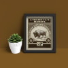 American Bison Framed Stamp