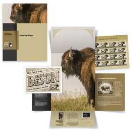 American Bison Stamp Portfolio