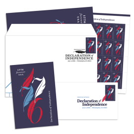 Declaration of Independence Stamp Ceremony Memento