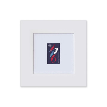 Declaration of Independence Matted Stamp