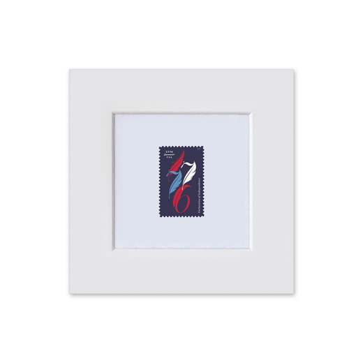 Declaration of Independence Matted Stamp