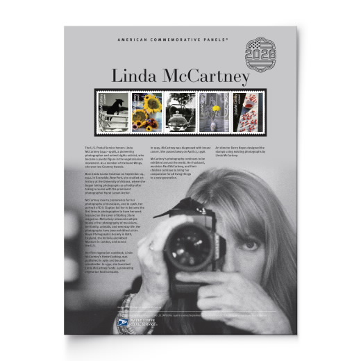 Linda McCartney American Commemorative Panel®