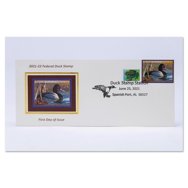 2021 2022 Migratory Bird Stamp Silk Cachet