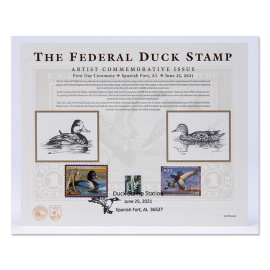 2021 - 2022 Migratory Bird Stamp Artist Commemorative Card