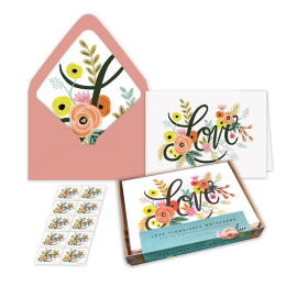 Love Flourishes Notecards
