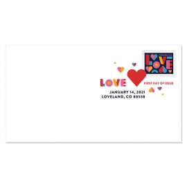 Love Digital Color Postmark