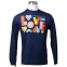 Love 2021 Navy Blue Long-Sleeve Shirt