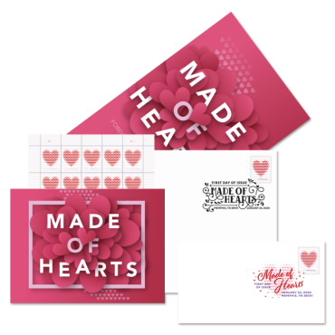 Made of Hearts Stamp Ceremony Memento