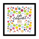 Let's Celebrate! Framed Stamp Art image