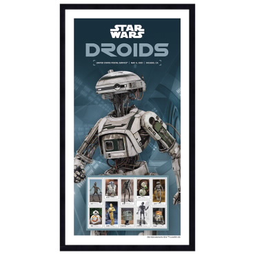 Star Wars™ Droids L3-37 Framed Stamps
