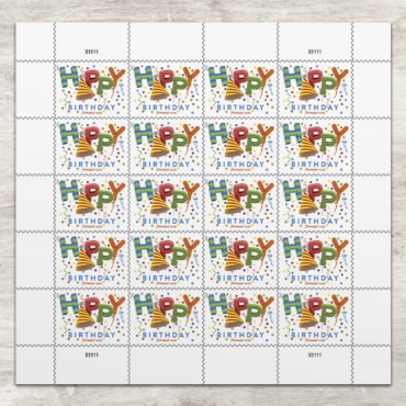 Happy Birthday Stamps