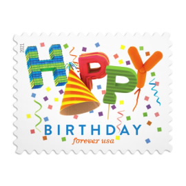 Happy Birthday Stamps