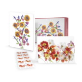 Tulips and Sunflower Bouquet Notecards image