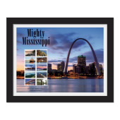 Mighty Mississippi Framed Stamps - Missouri image