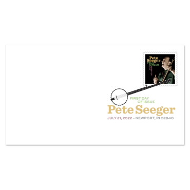 Pete Seeger Digital Color Postmark