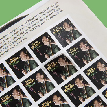 Pete Seeger Stamp Portfolio
