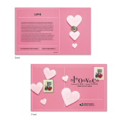Love 2023 Stamp Pin with Cancellation Card - Kitten image