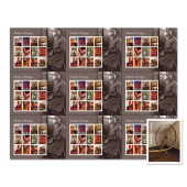 Shaker Design Press Sheet with Die-Cuts image