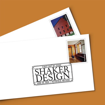 Shaker Design Stamps First Day Cover