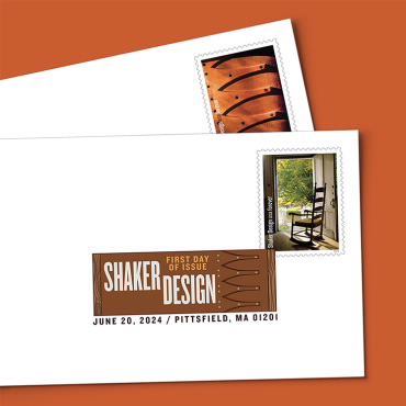 Shaker Design Stamps Digital Color Postmark