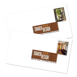 Shaker Design Digital Color Postmark