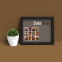 Shaker Design Framed Stamps, Gray Design