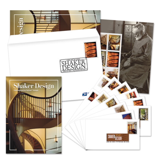 Shaker Design Stamp Ceremony Memento