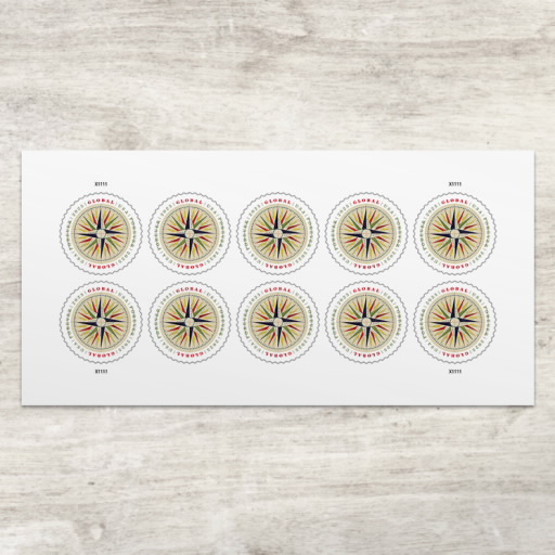 Global: 1794 Compass Rose Stamps