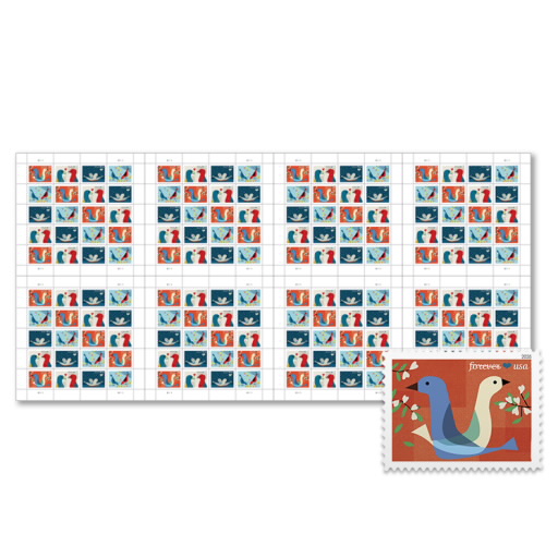Love 2026 Press Sheet with Die-Cuts