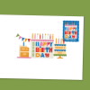 Happy Birthday Digital Color Postmark