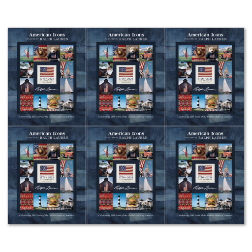 American Icons Press Sheets with Die-Cuts