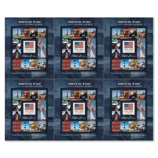 American Icons Press Sheets with Die-Cuts