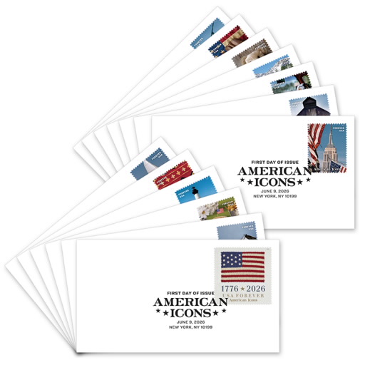 American Icons First Day Cover