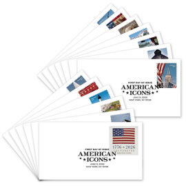American Icons First Day Cover