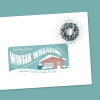 Winter Wreath Digital Color Postmark