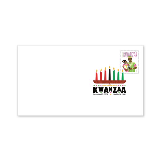 Kwanzaa 2026 Digital Color Postmark