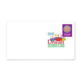 Diwali 2026 Digital Color Postmark