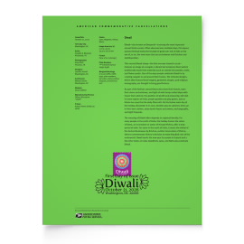 Diwali 2026 Stamp Commemorative Cancellation Page