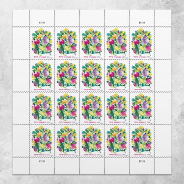 Wedding Blooms Stamps