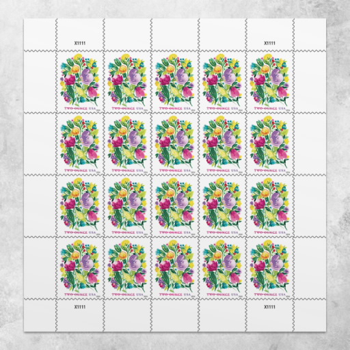 Wedding Blooms Stamps