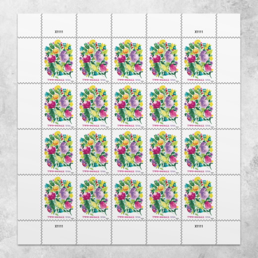 Wedding Blooms Stamps