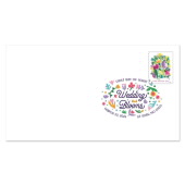 Wedding Blooms Digital Color Postmark image