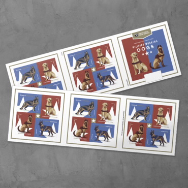 Military Working Dogs Stamps