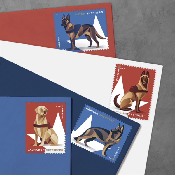 Military Working Dogs Stamp