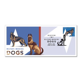 Military Working Dogs German Shepherd and Belgian Malinois Cachet