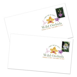 Wild Orchids Digital Color Postmark